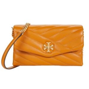 Tory Burch Chain Wallet BRAND NEW!! Color: Squash
